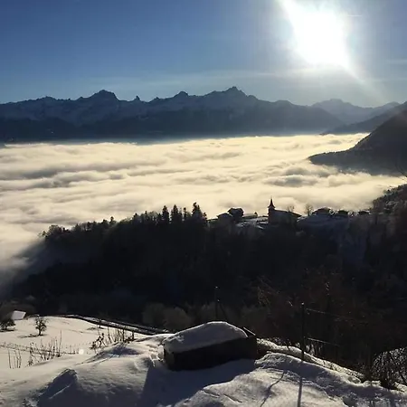 Grand Atypique A La Montagne Avec Vue Unique アパート Torgon